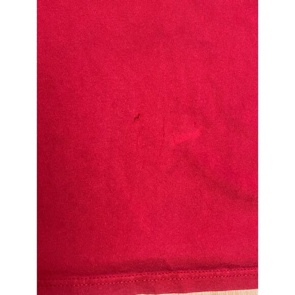 Boston College Eagles Y2K Reebok Vintage Red TShirt Mens XL - Picture 3 of 5